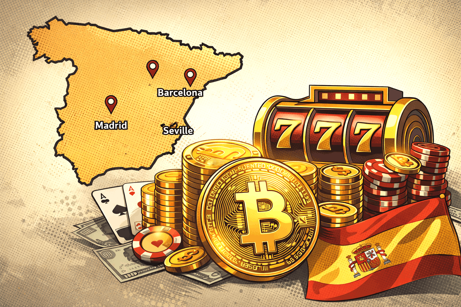 Bitcoin casino popularidad España 2026 vodds